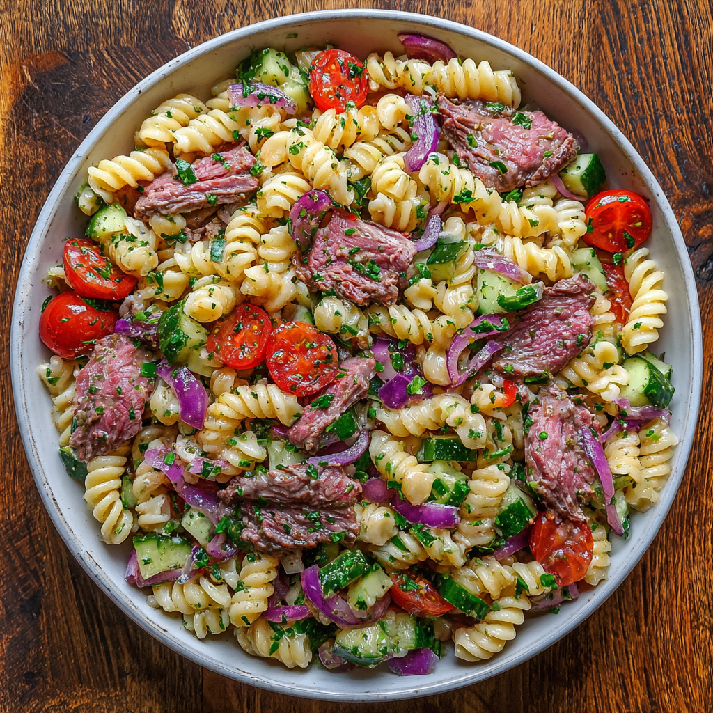 Smoked Beef Pasta Salad