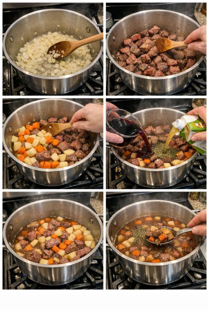 Smoked Beef and Grape Juice Stew