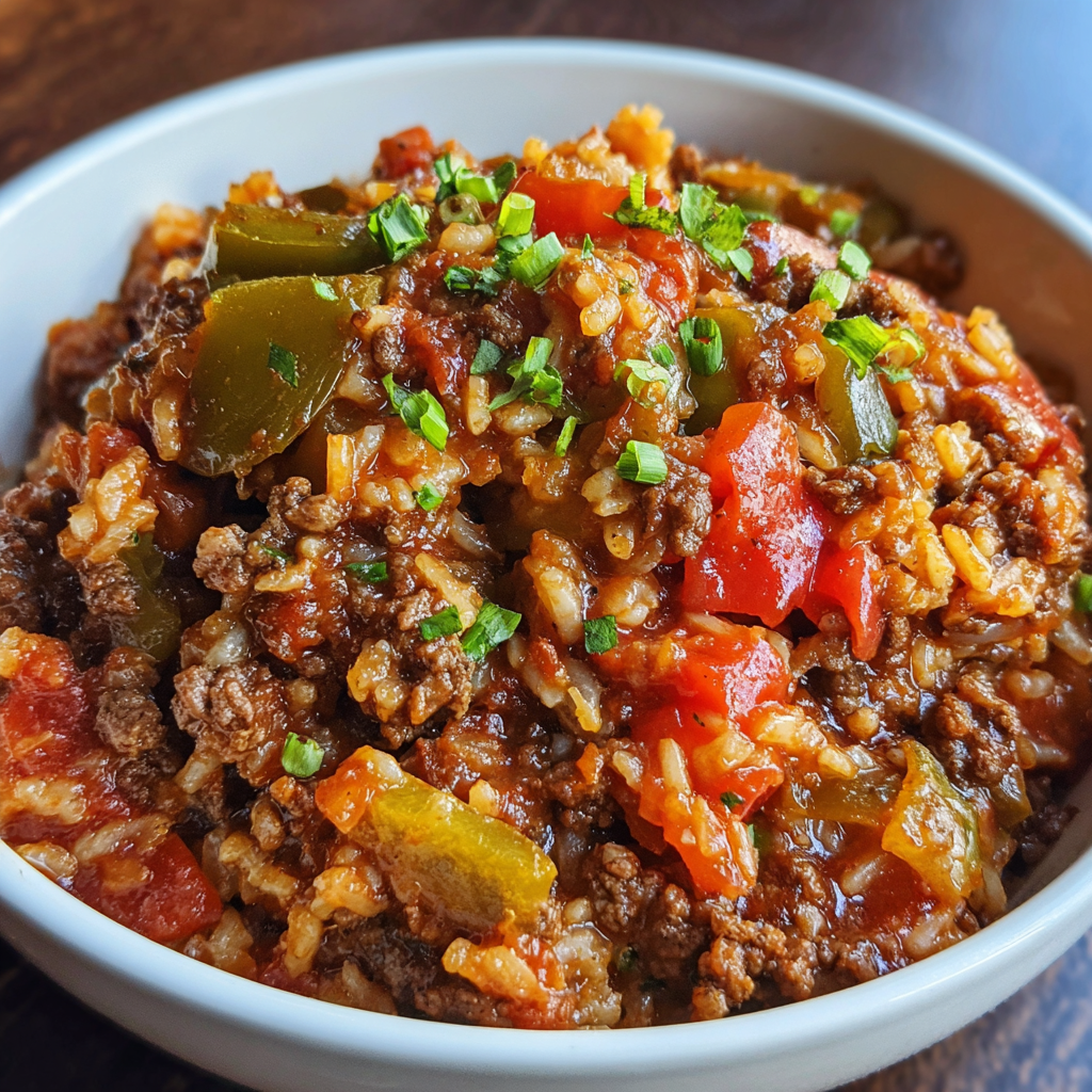 Unstuffed Pepper Skillet