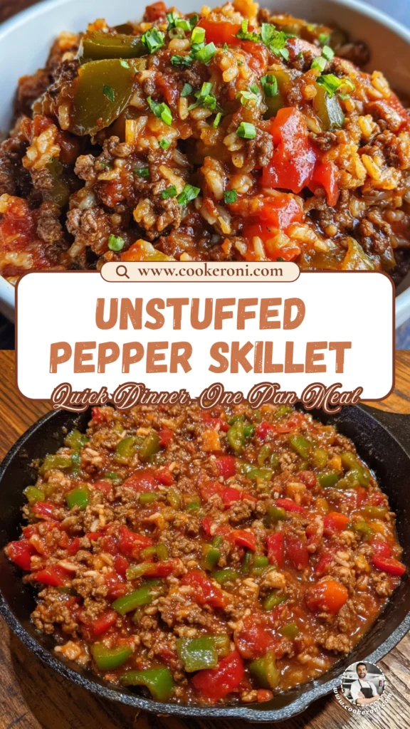 Unstuffed Pepper Skillet
