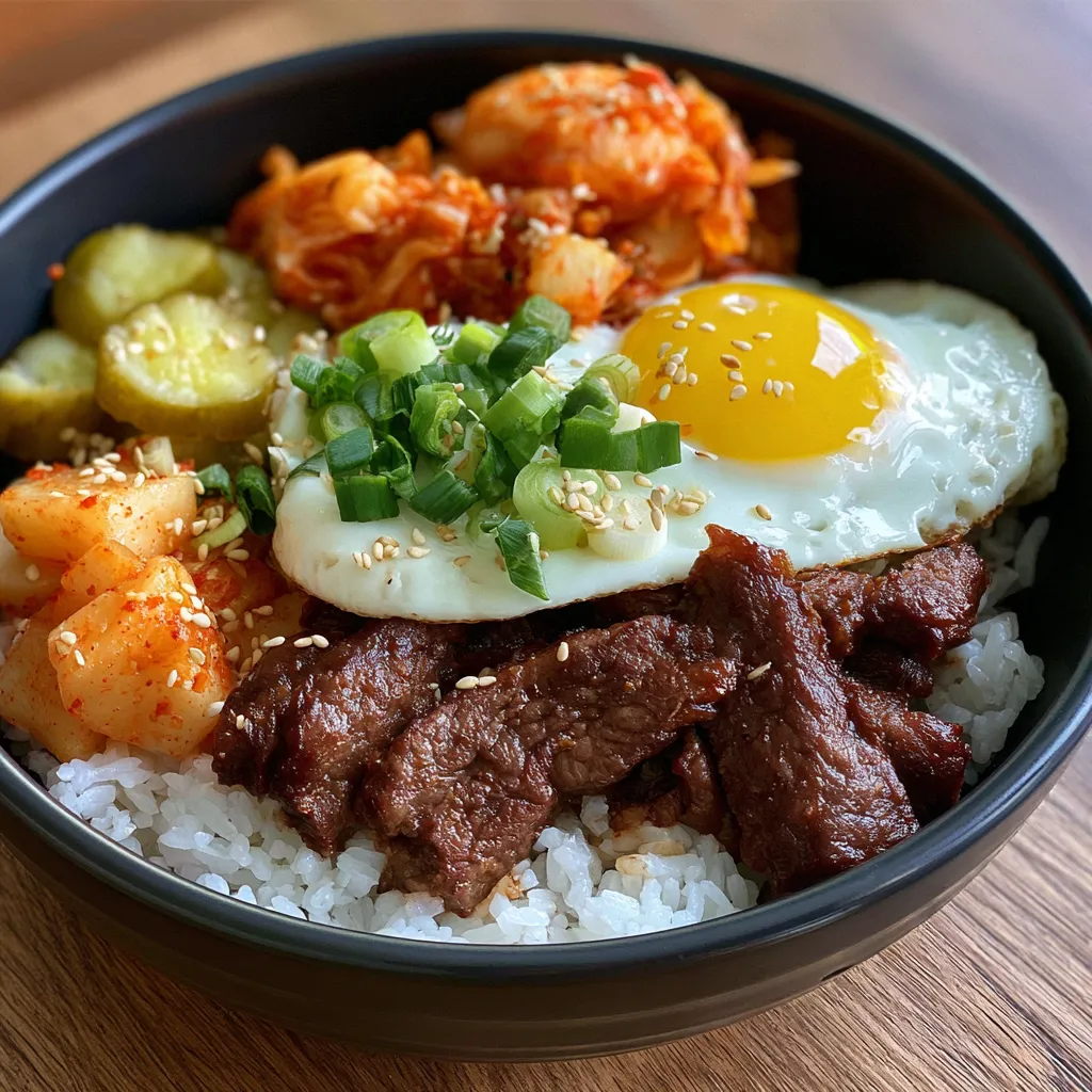 Beef Bulgogi Bowls with Kimchi