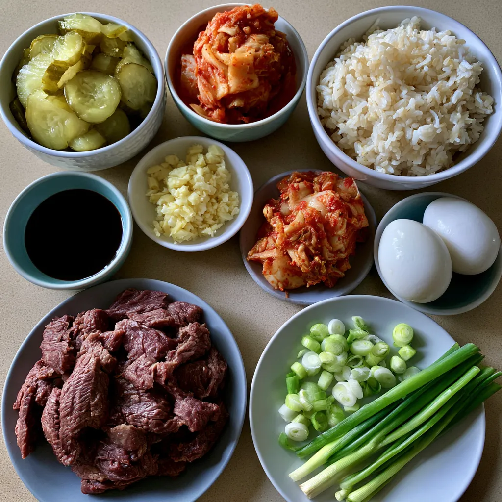 Beef Bulgogi Bowls with Kimchi