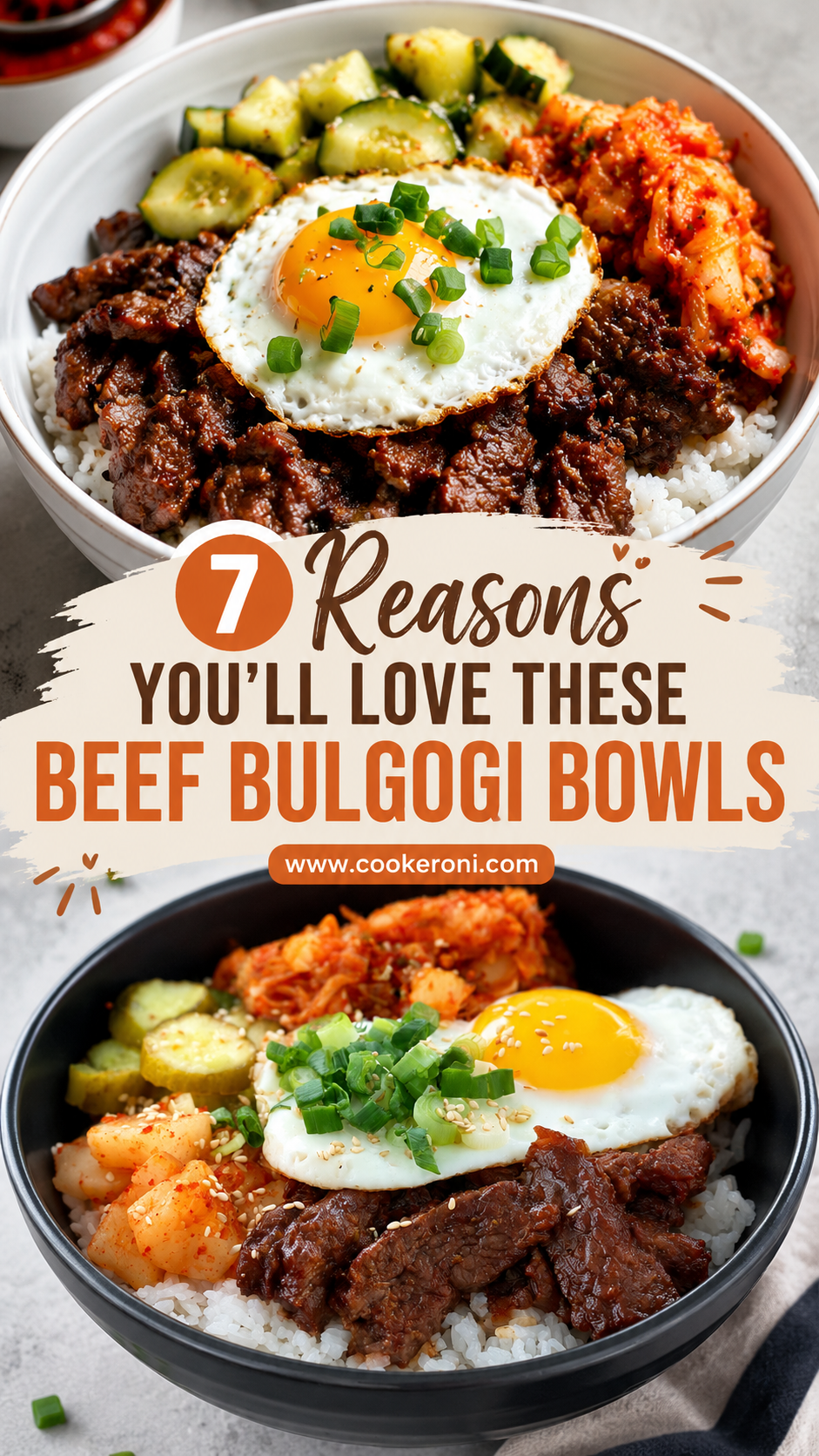 Beef Bulgogi Bowls with Kimchi