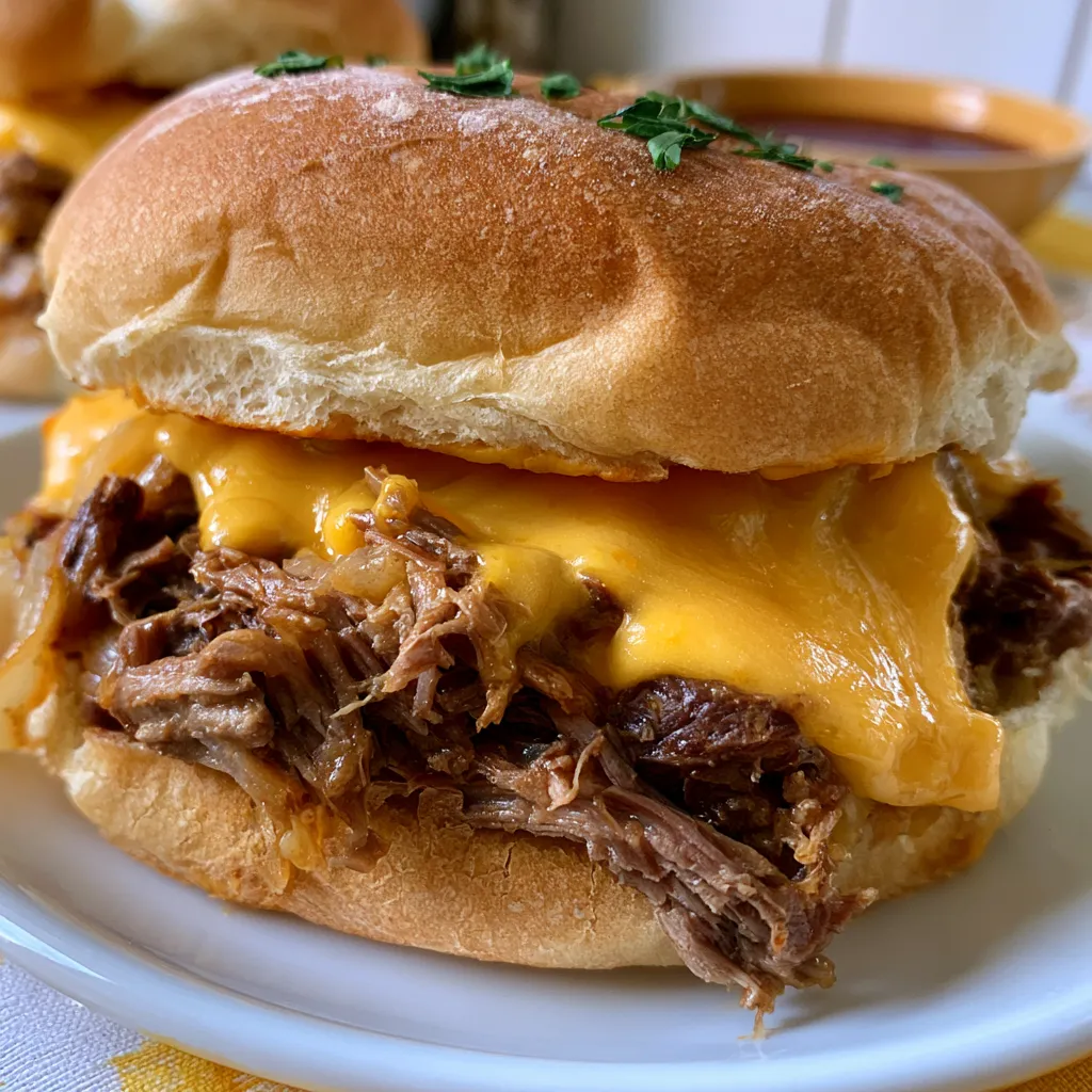 Beef & Cheddar Sandwiches