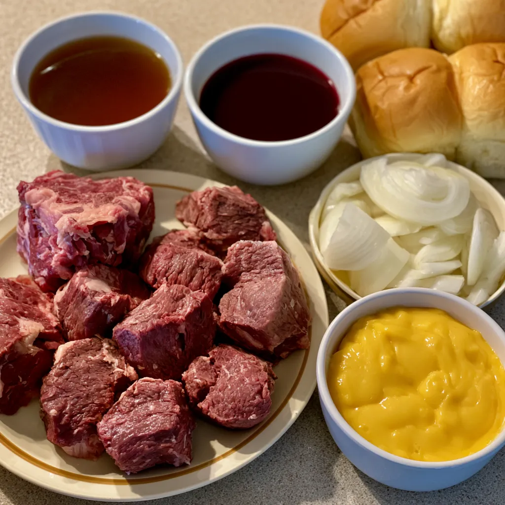 Beef & Cheddar Sandwiches