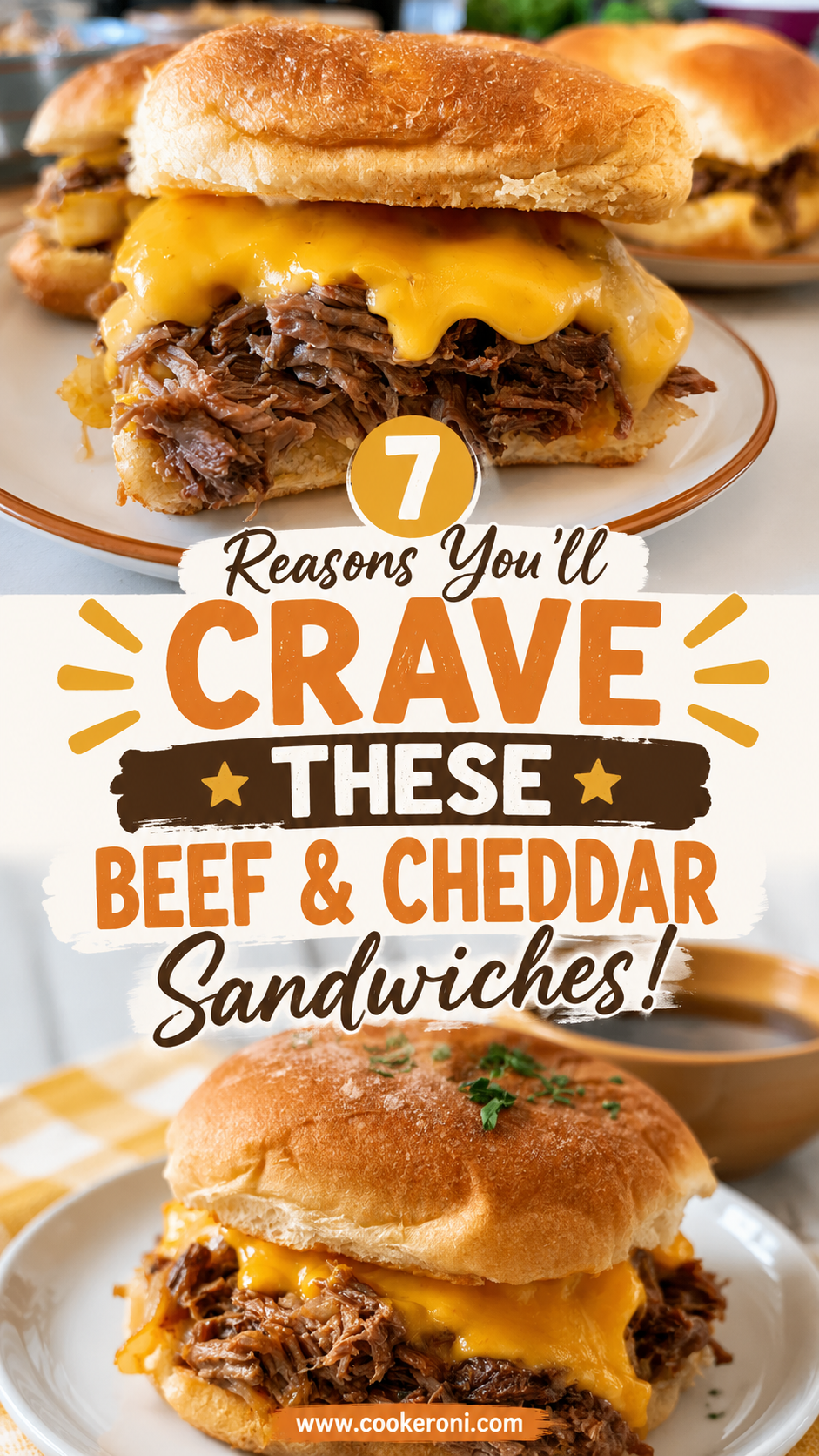 Beef & Cheddar Sandwiches
