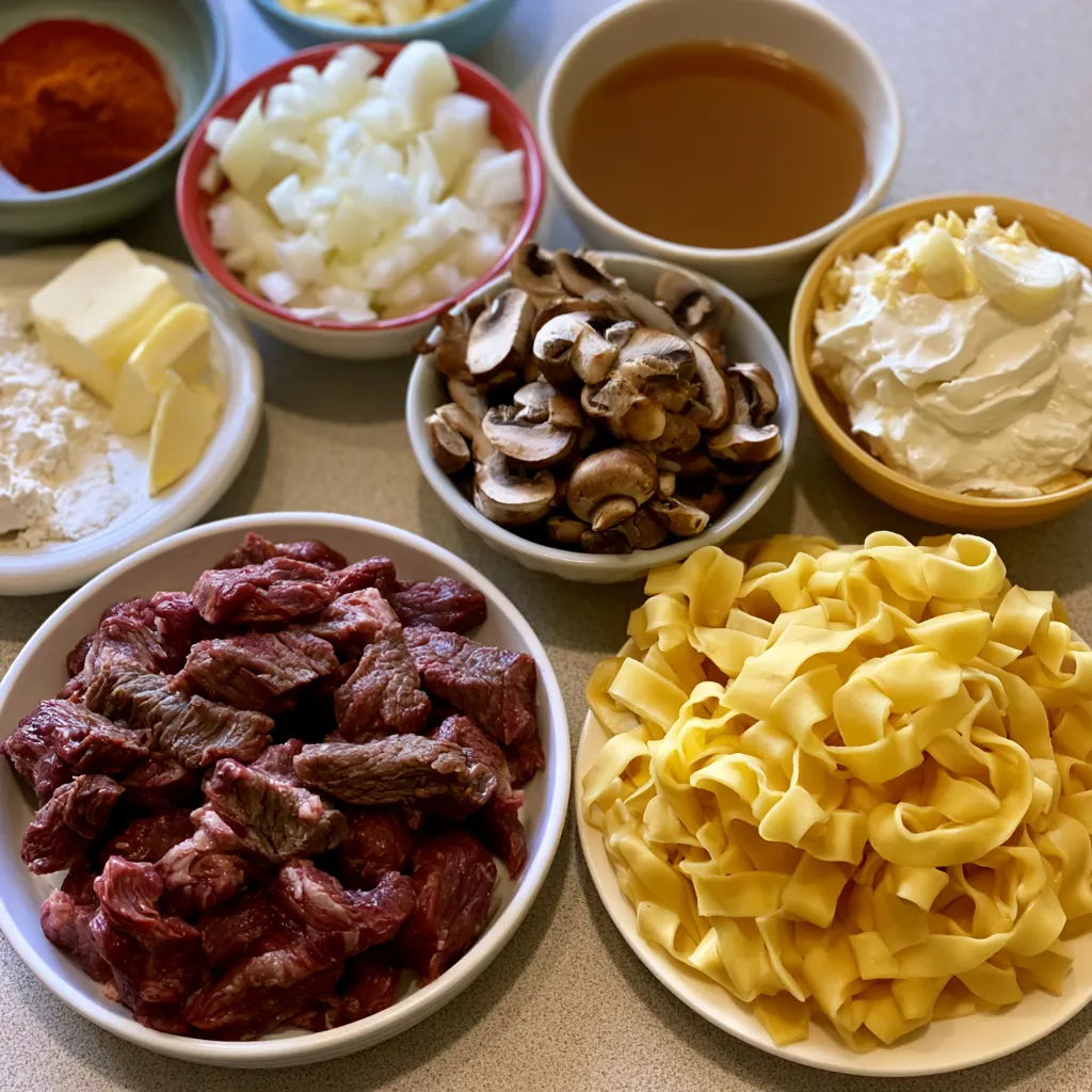 Beef Stroganoff with Chuck Roast