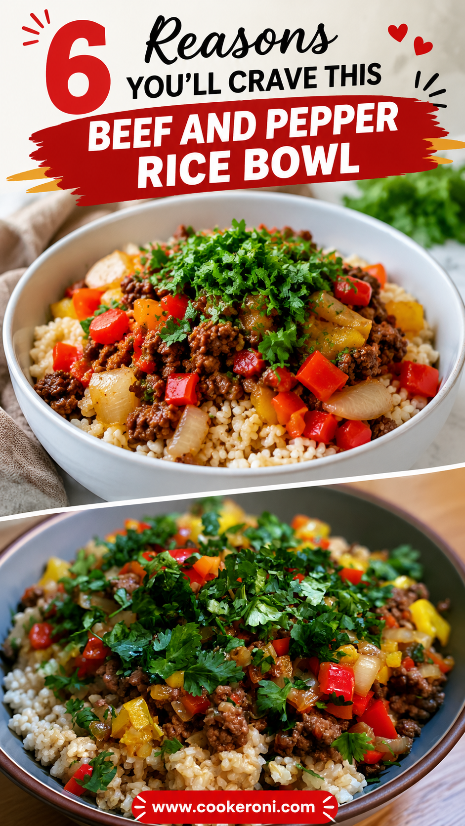 Beef and Pepper Rice Bowl