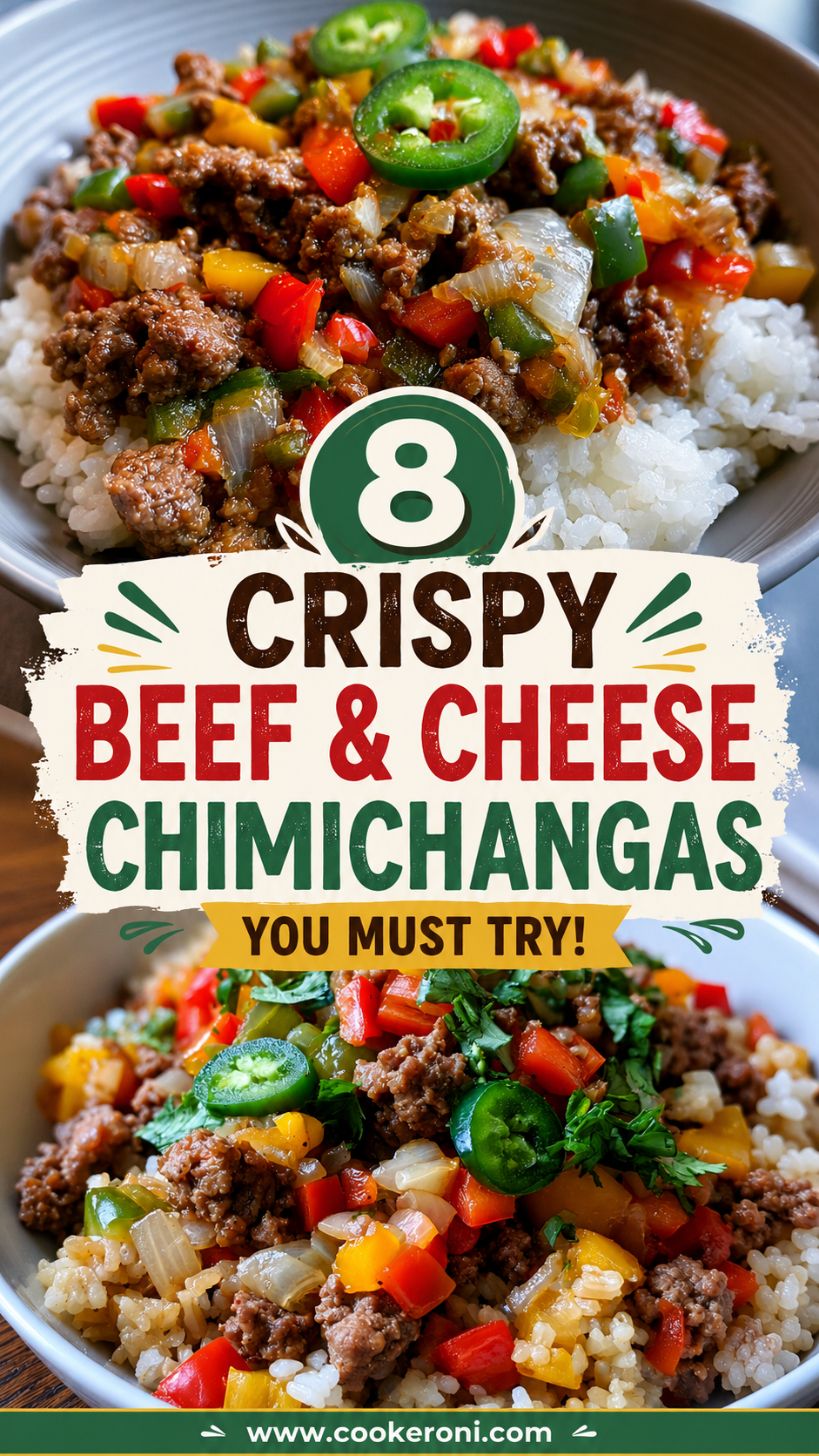 Beef and Pepper Rice Bowls