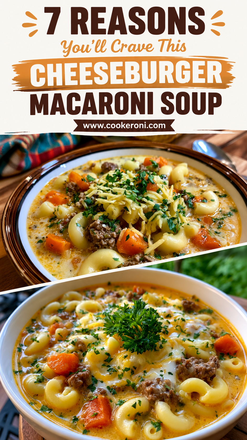 Cheeseburger Macaroni Soup