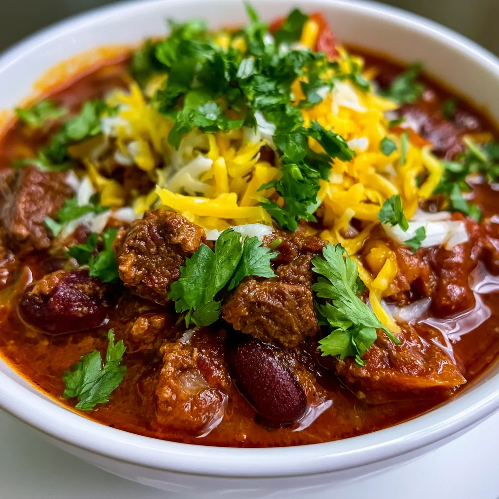 Chili with Smoked Beef