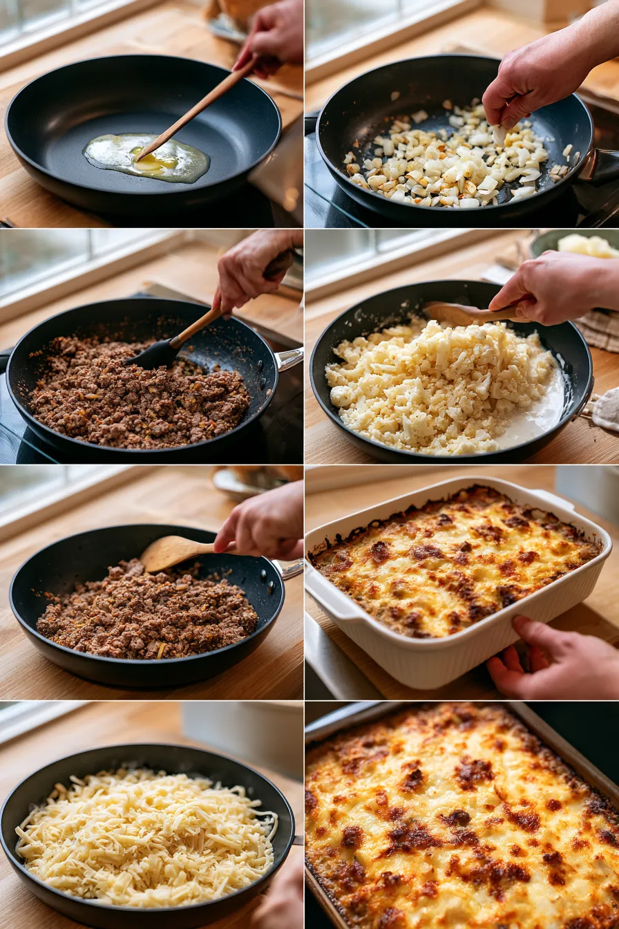 Creamy Ground Beef Casserole
