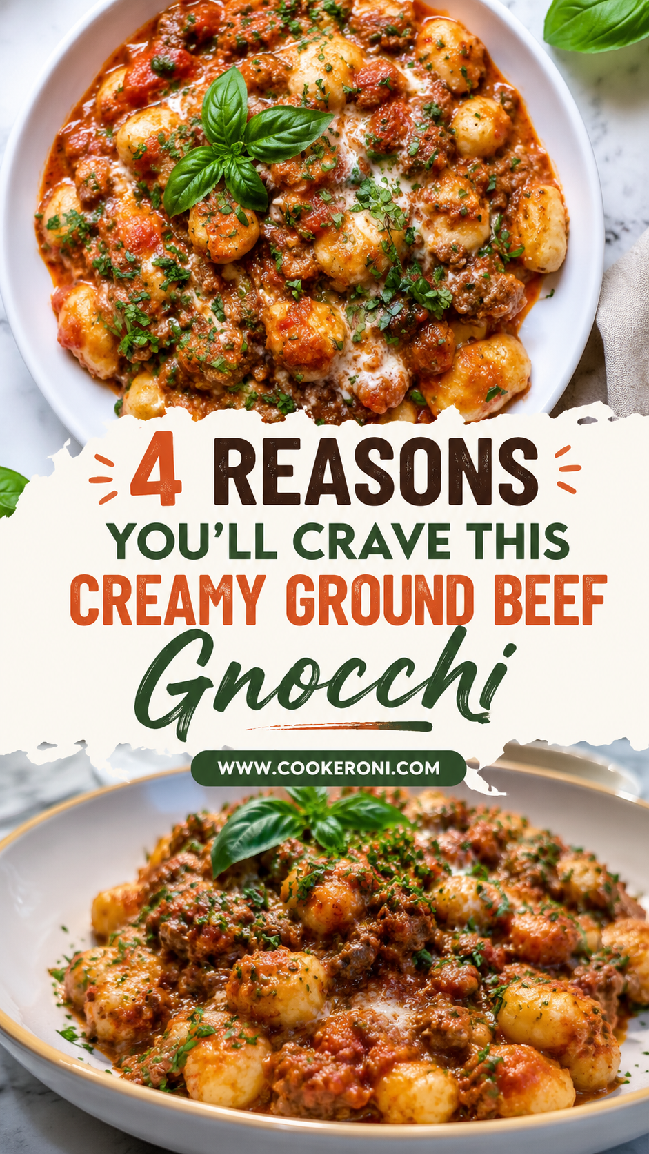 Creamy Ground Beef Gnocchi