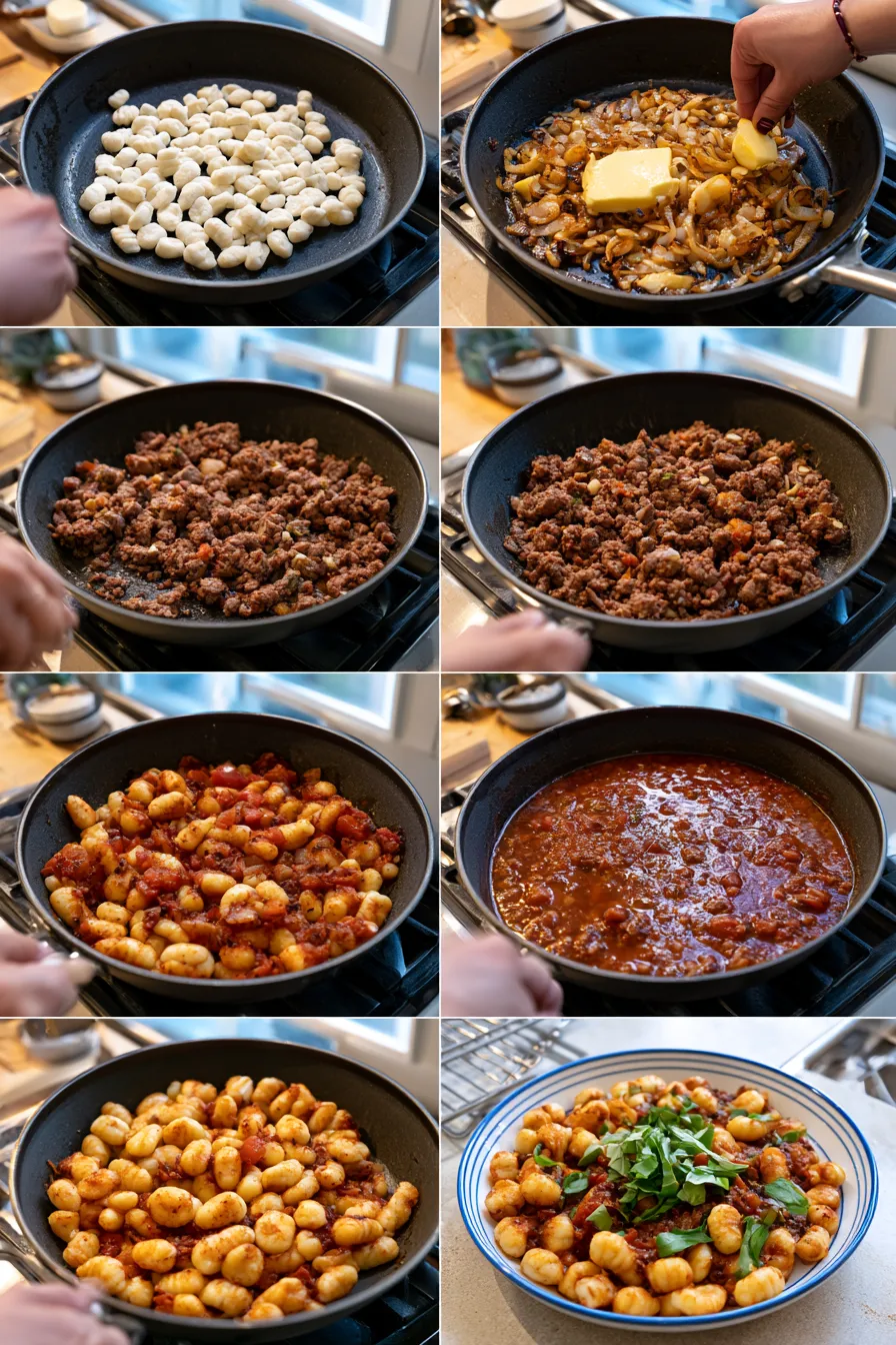 Gnocchi Bolognese