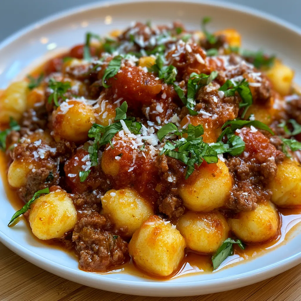 Gnocchi Bolognese