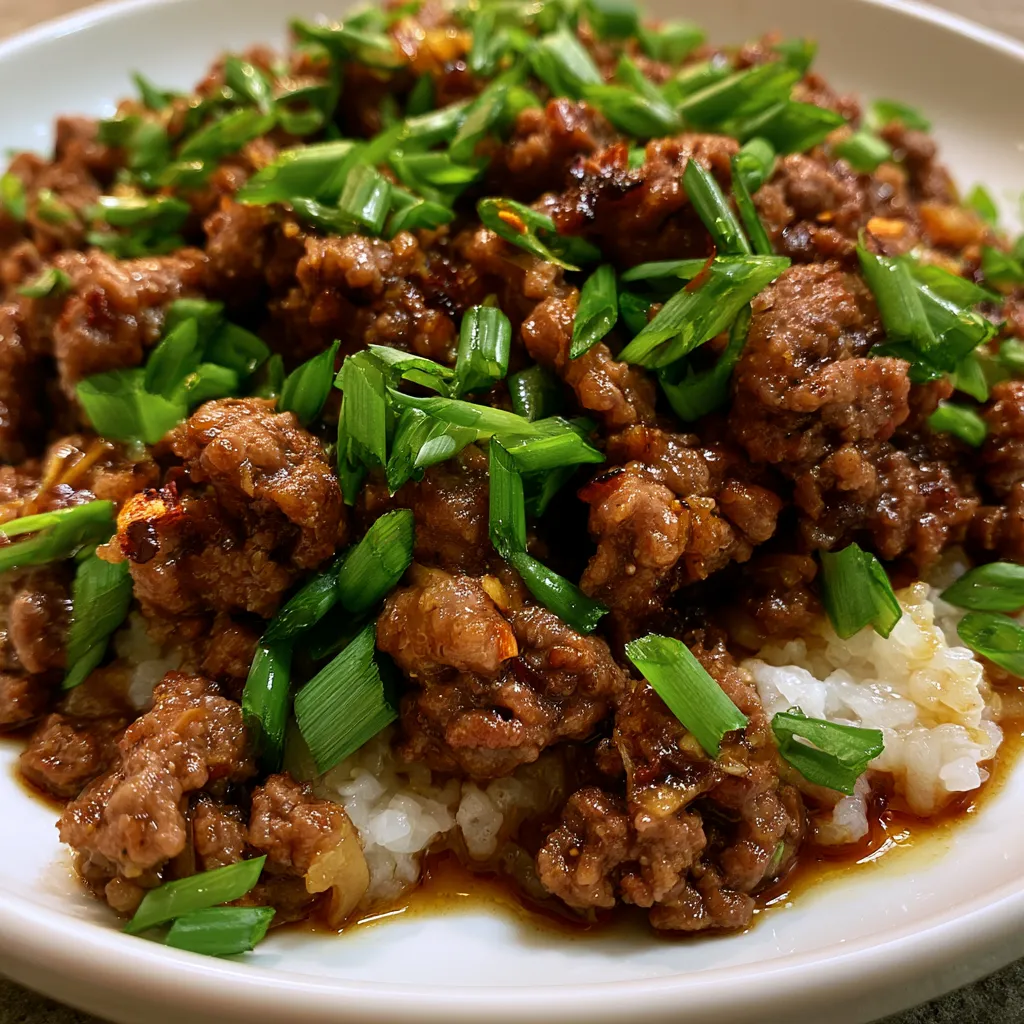 Ground Beef Bulgogi