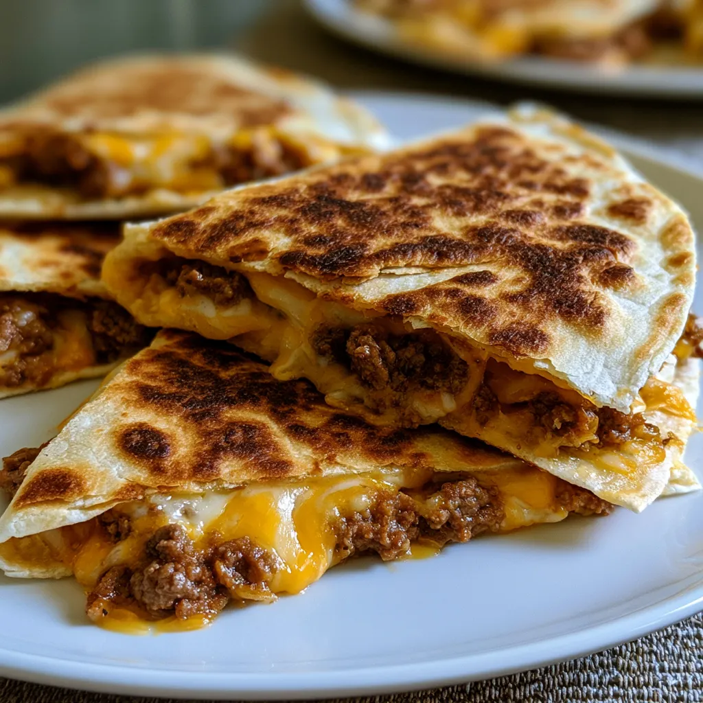 Ground Beef Quesadillas