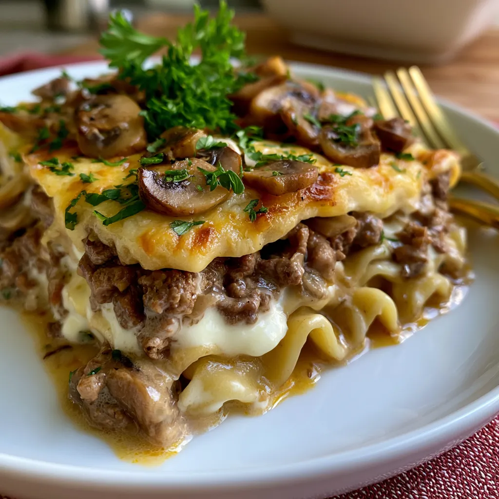 Ground Beef Stroganoff