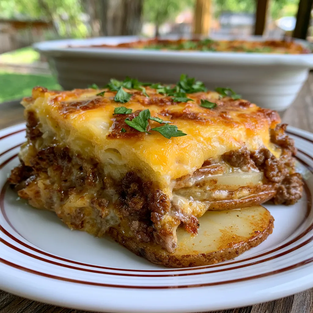 Hamburger Potato Casserole