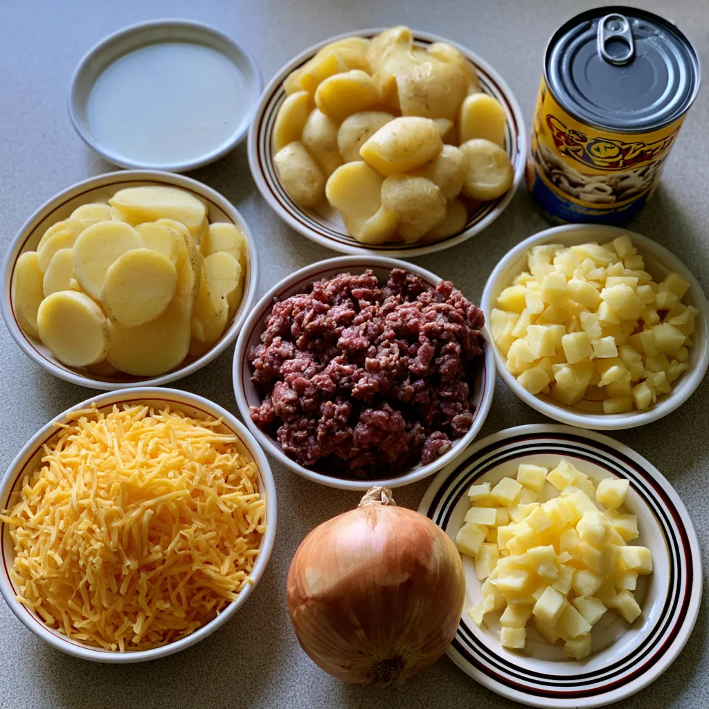 Hamburger Potato Casserole