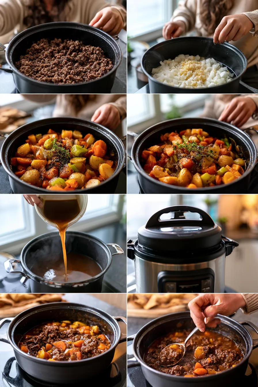 High Protein Ground Beef Stew