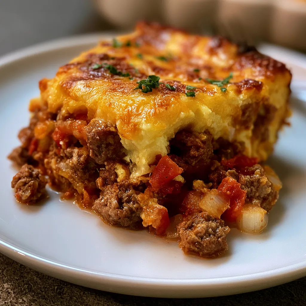 Keto Mexican Ground Beef Casserole