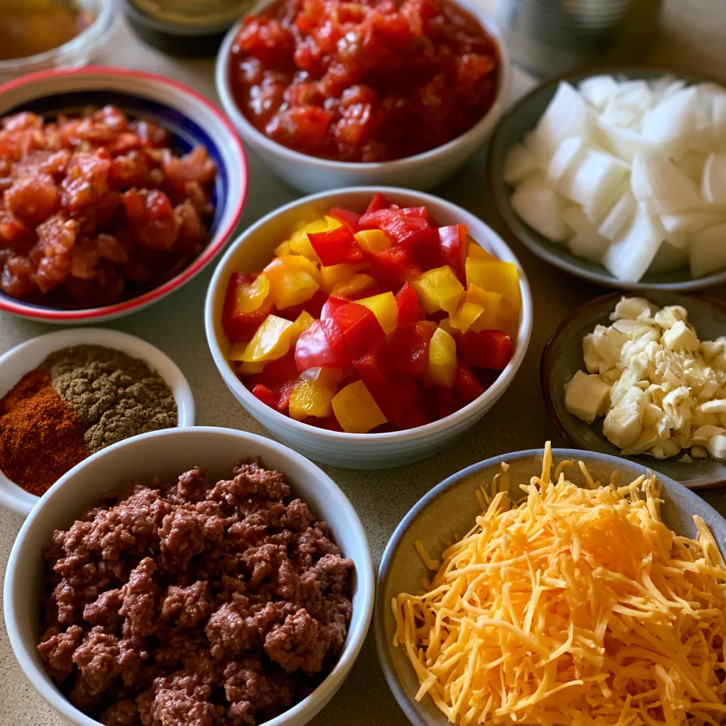 Keto Mexican Ground Beef Casserole