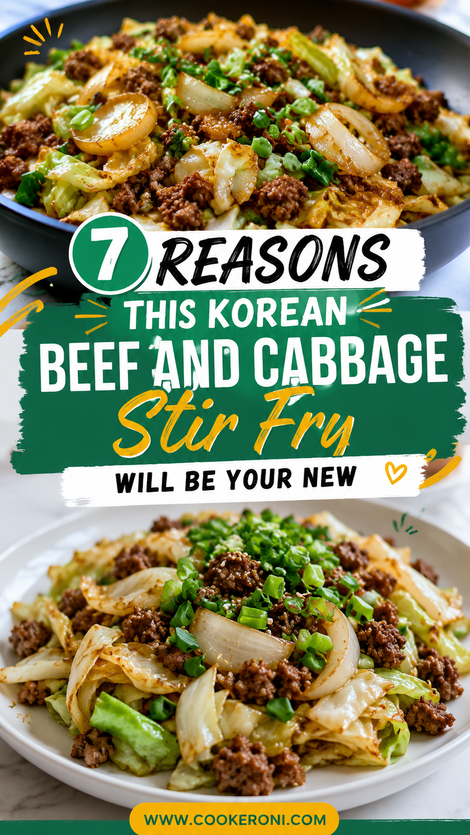 Korean Beef and Cabbage Stir Fry