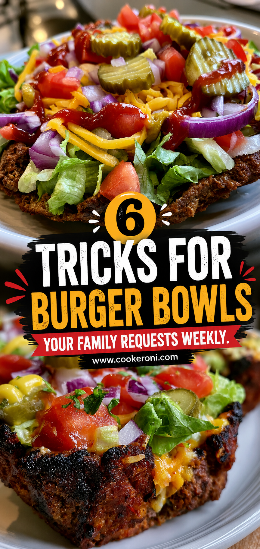 Loaded Burger Bowls