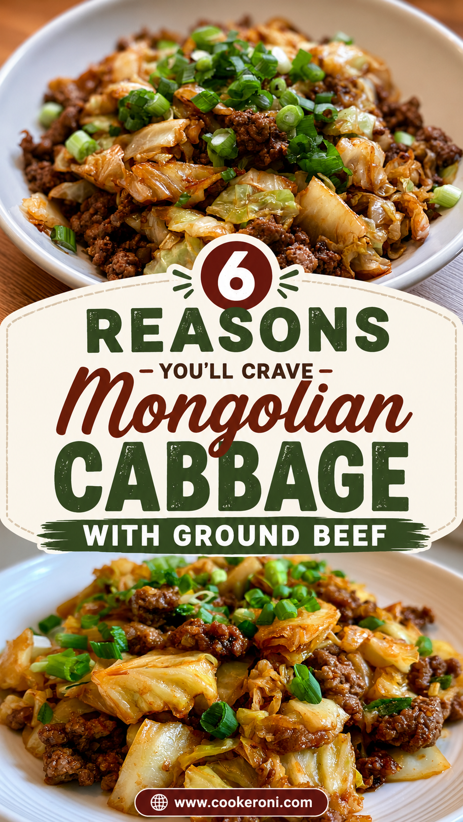 Mongolian Cabbage with Ground Beef