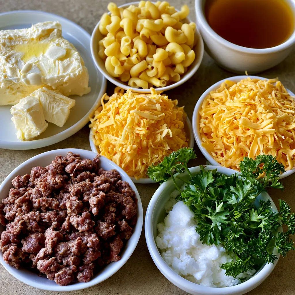 One-Pan Cheeseburger Macaroni