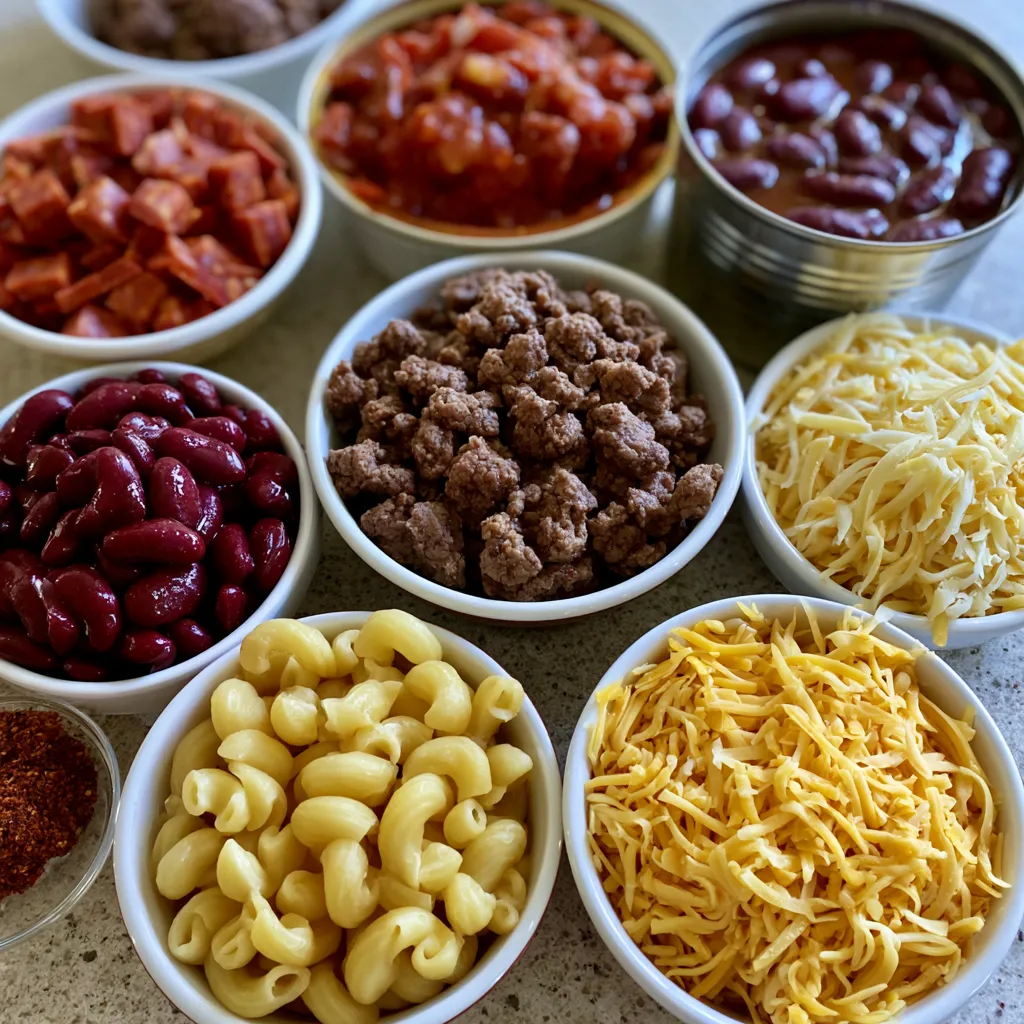 One Pot Chili Mac and Cheese