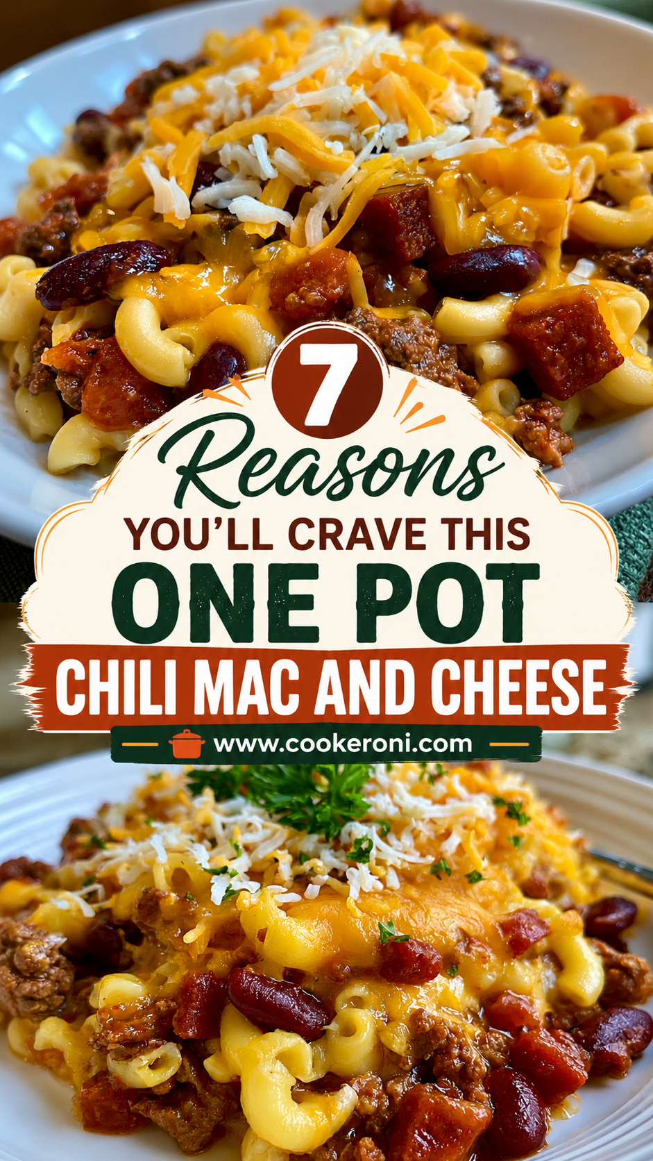 One Pot Chili Mac and Cheese