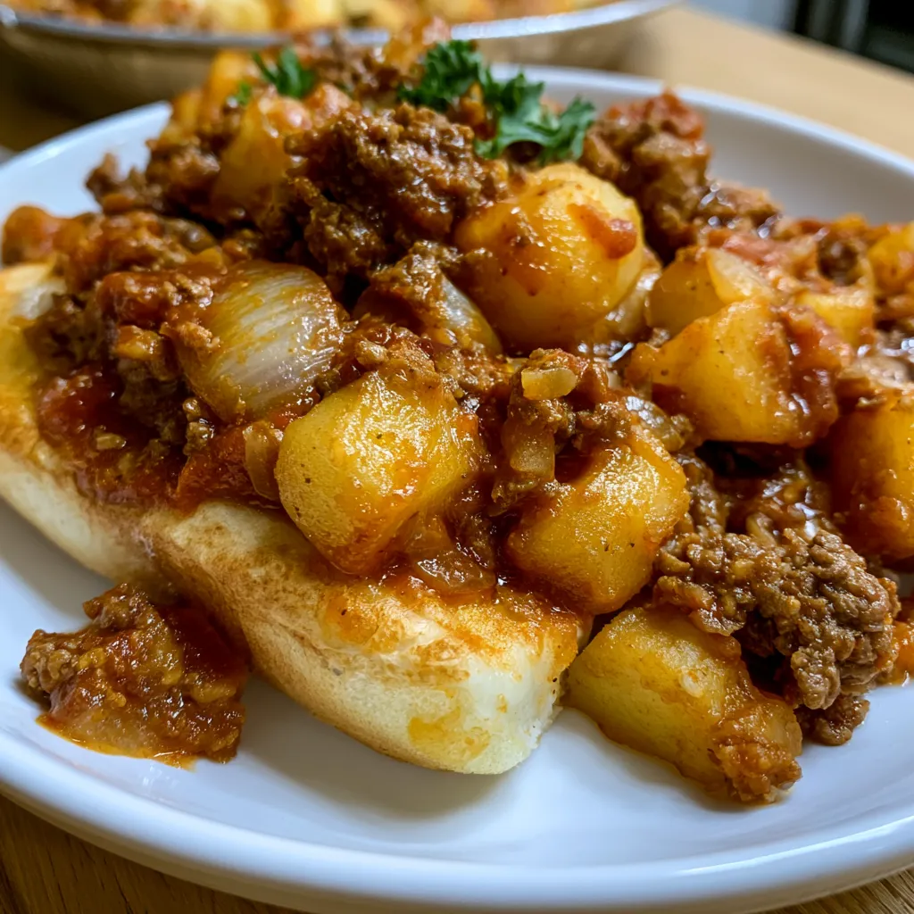 Sloppy Joe Potato Skillet