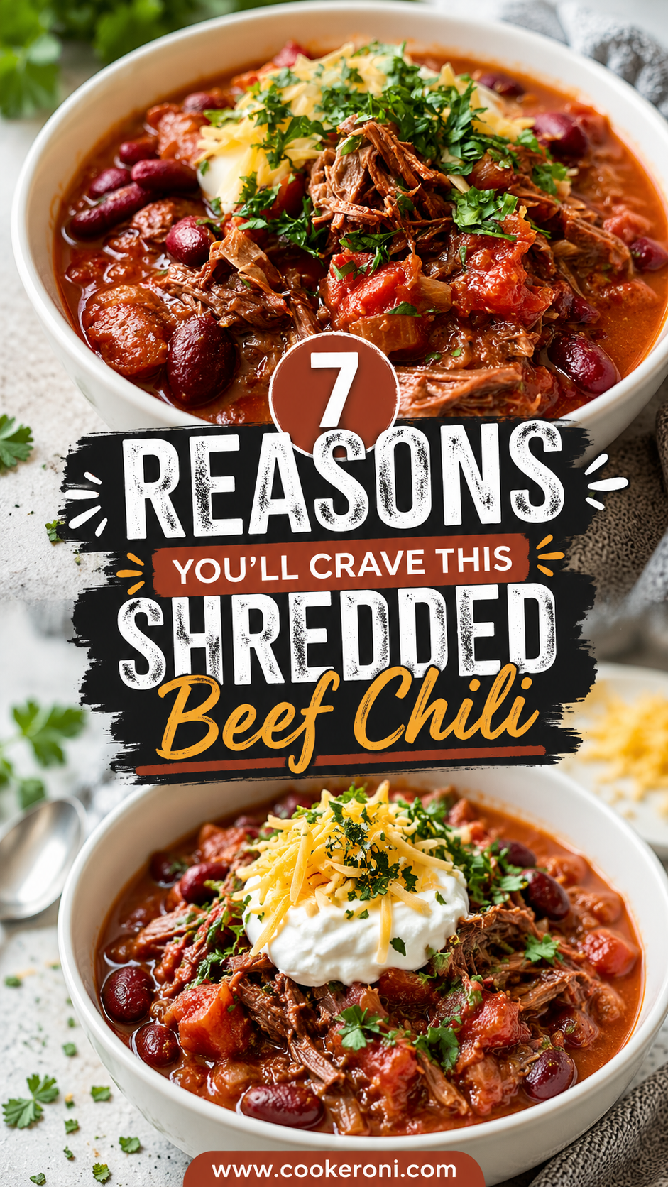 Slow Cooker Shredded Beef Chili