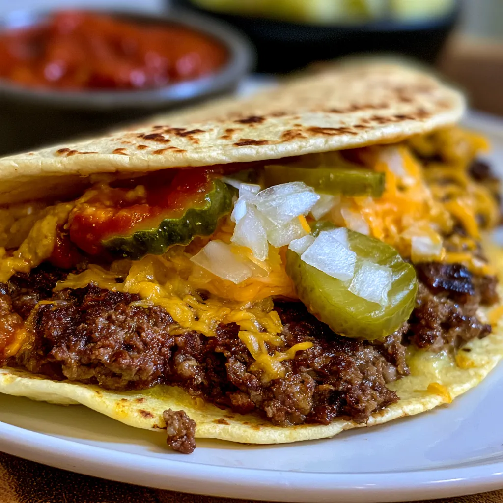 Smash Burger Tacos