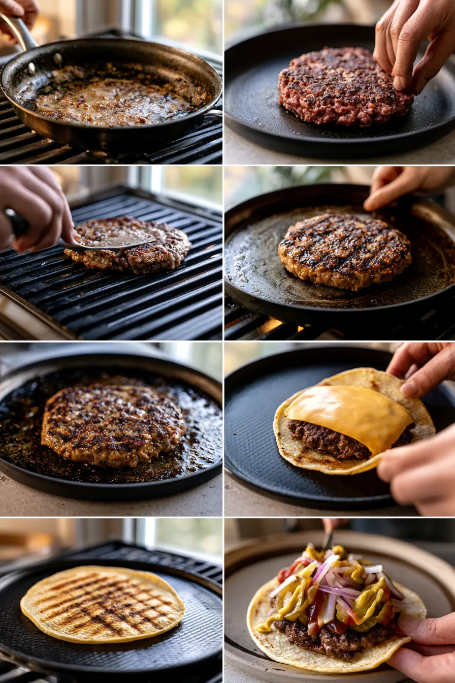 Smash Burger Tacos
