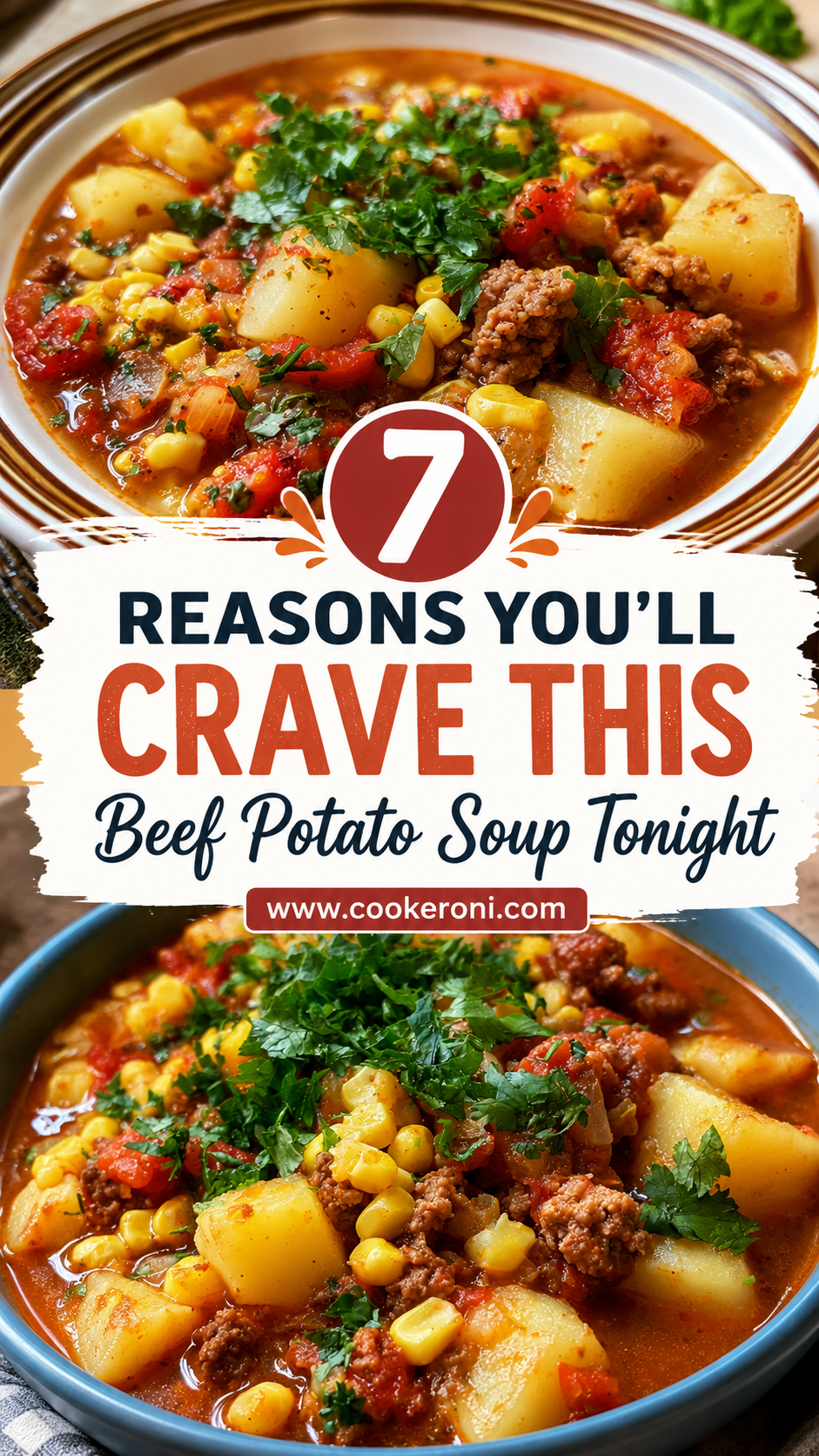 Spicy Mexican Ground Beef Potato Soup