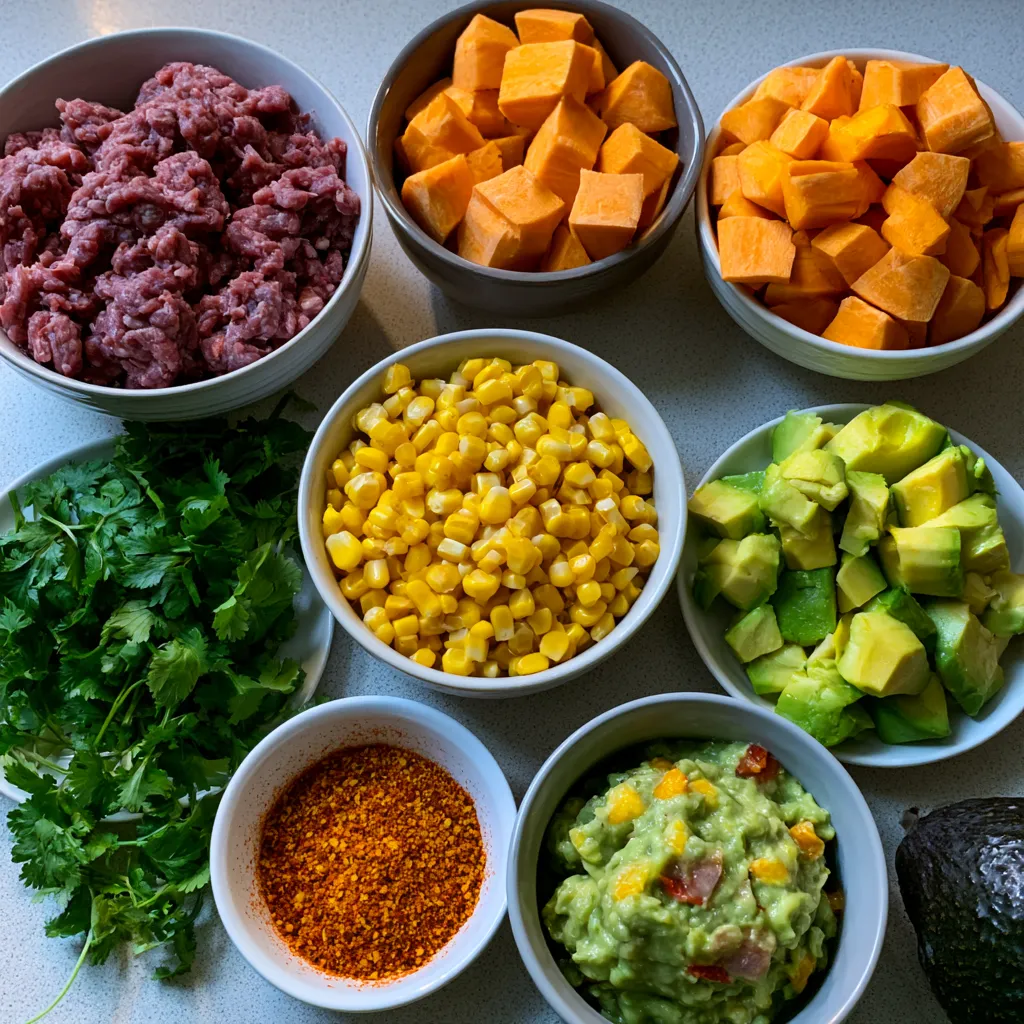 Street Corn Beef Bowl