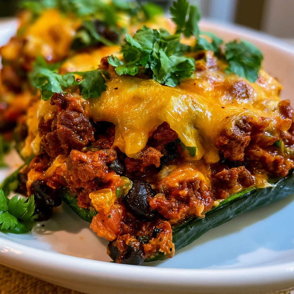 Stuffed Poblano Peppers