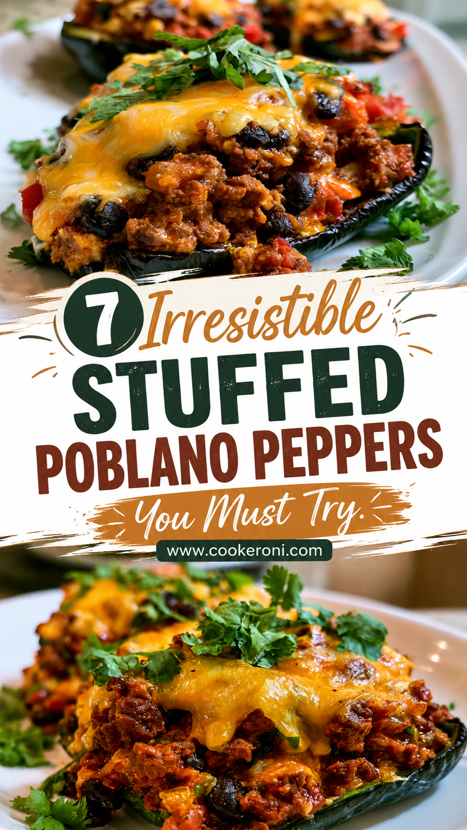 Stuffed Poblano Peppers