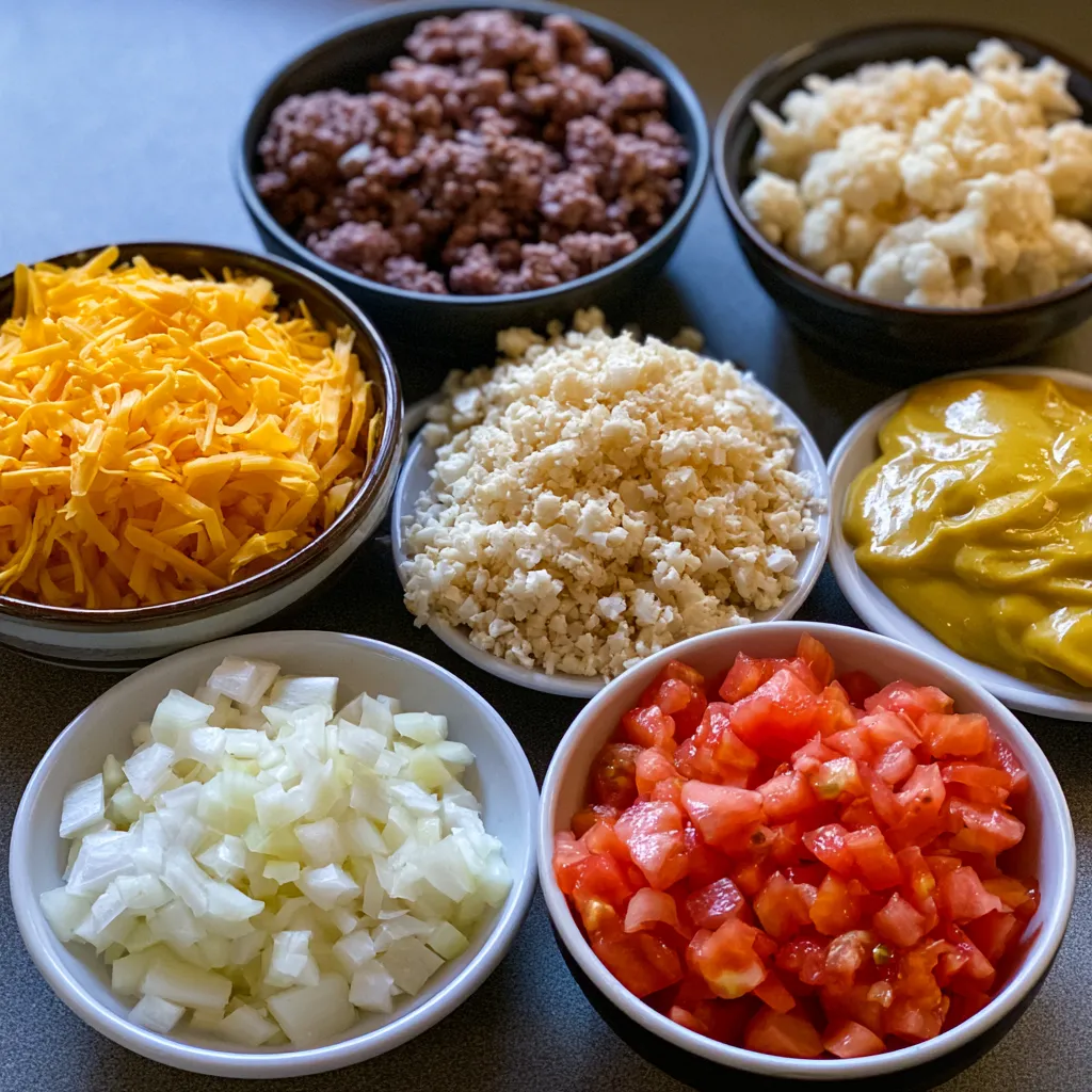 Beef Cheeseburger Casserole
