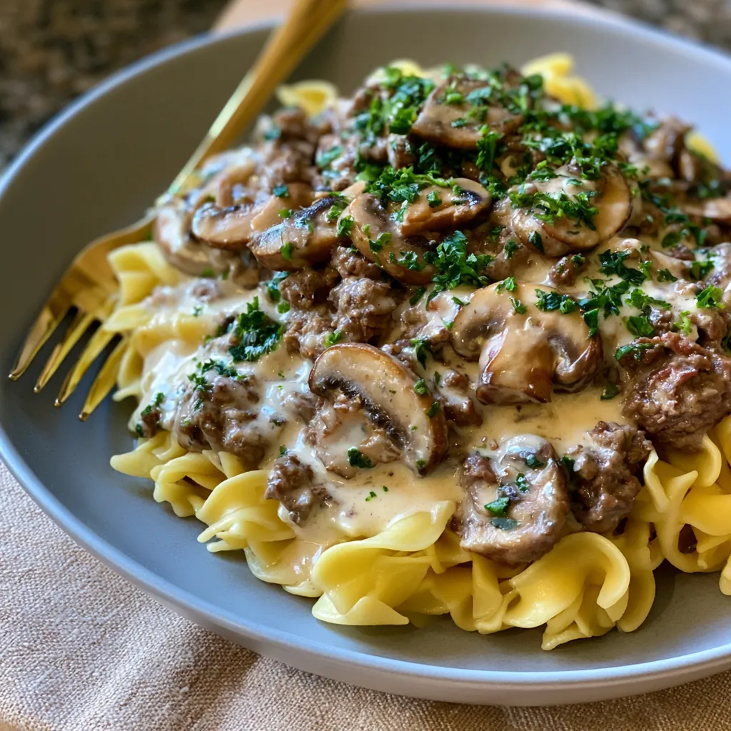 Beef Stroganoff