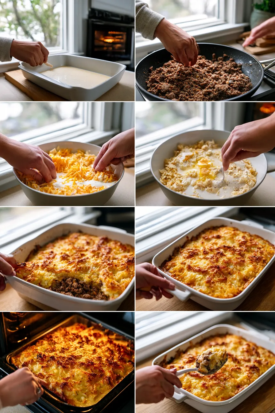 Cheddar Bay Hamburger Casserole