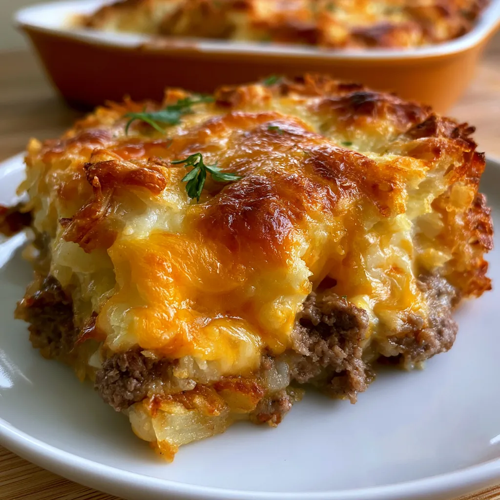 Cheddar Bay Hamburger Casserole