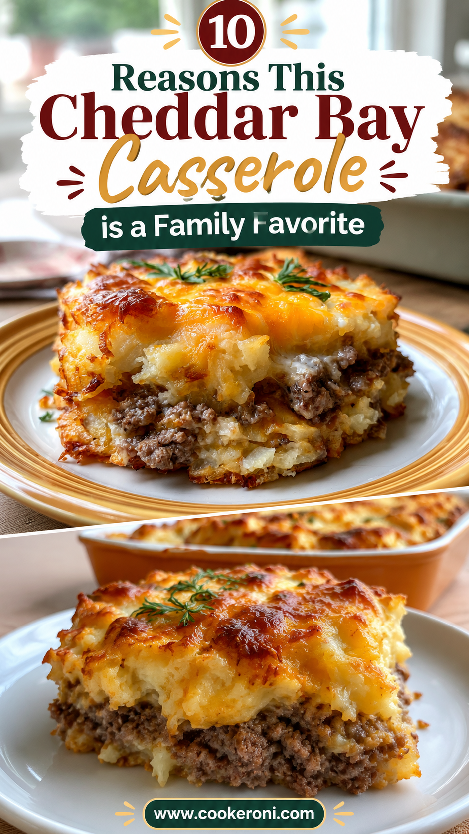 Cheddar Bay Hamburger Casserole