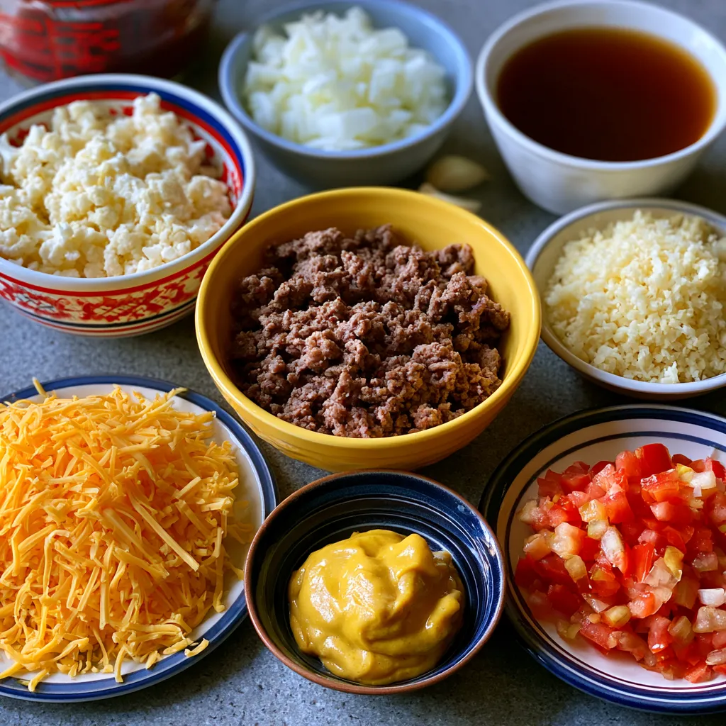 Keto Cheeseburger Casserole