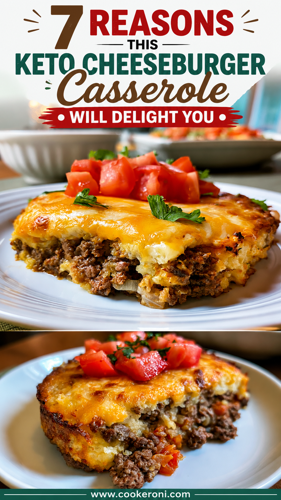 Keto Cheeseburger Casserole
