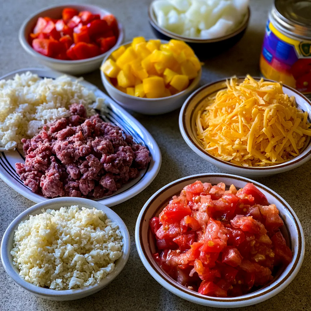 Keto Ground Beef Casserole