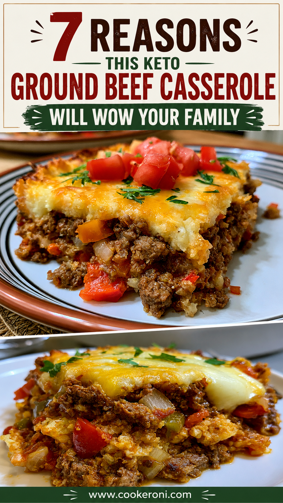 Keto Ground Beef Casserole
